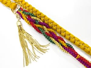 正絹　振袖用　手組帯締め